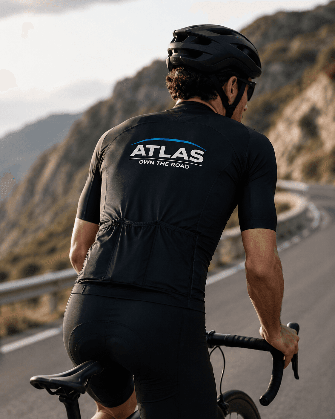 Atlas Performance Cycling Jersey Black